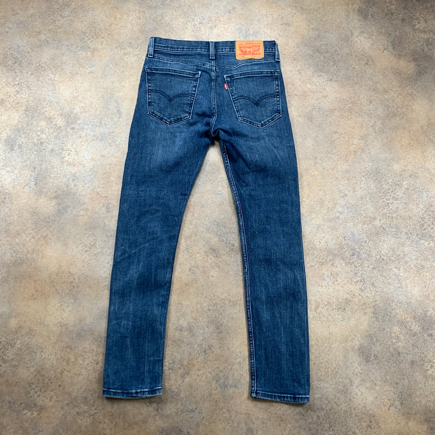 LEVI'S 519 Jeans W30 L29 Mens Skinny Fit Blue