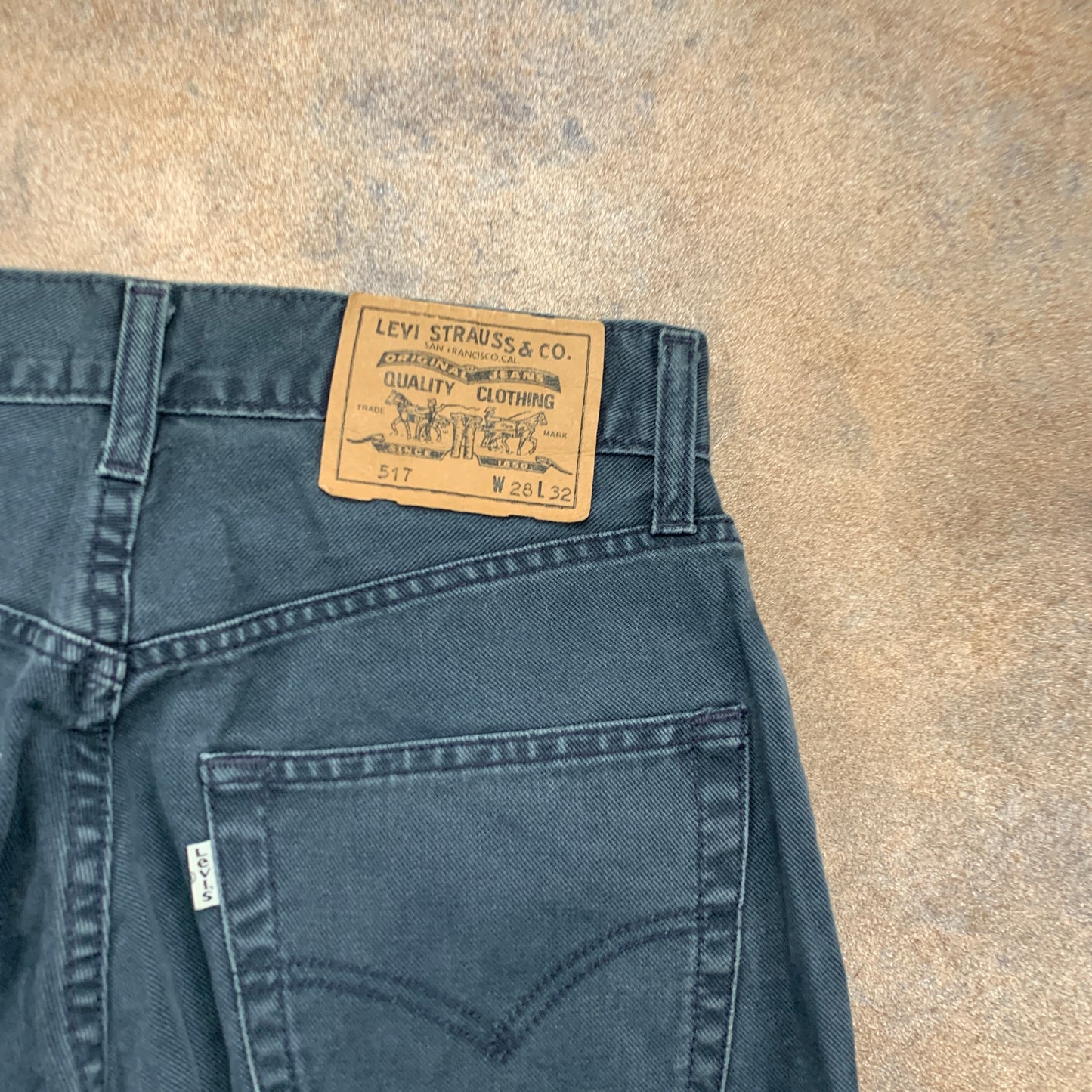 Vintage LEVI'S 517 Jeans W28 L32 Mens Regular Fit Straight Blue