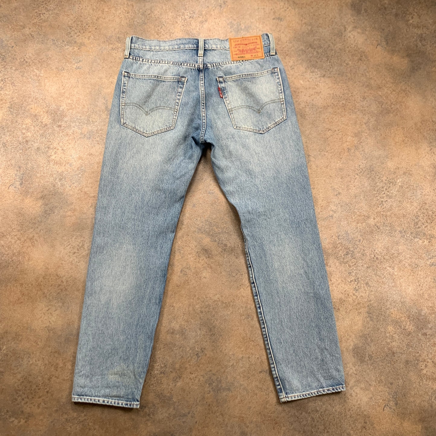 LEVI'S HI-BALL Jeans W32 L30 Mens Slim Fit Straight Blue