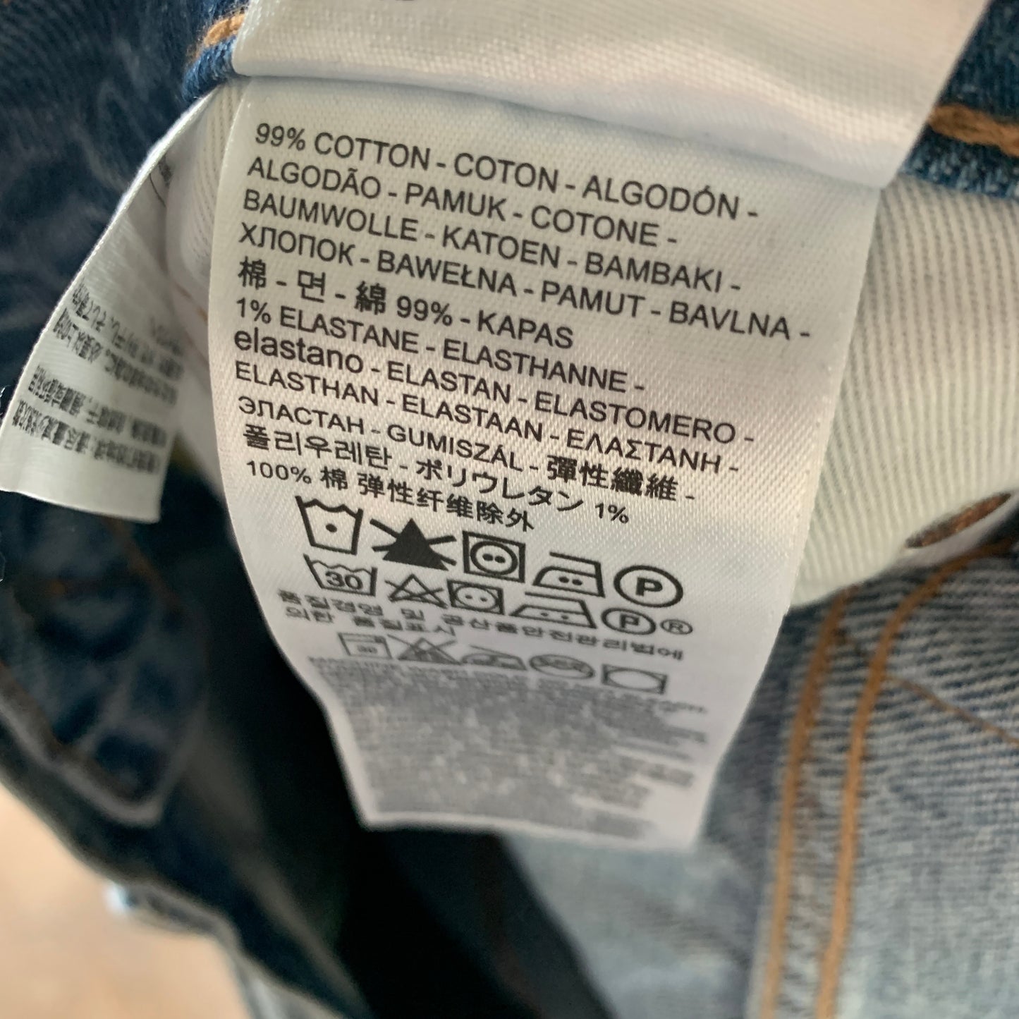 LEVI'S HI-BALL Jeans W32 L30 Mens Slim Fit Straight Blue