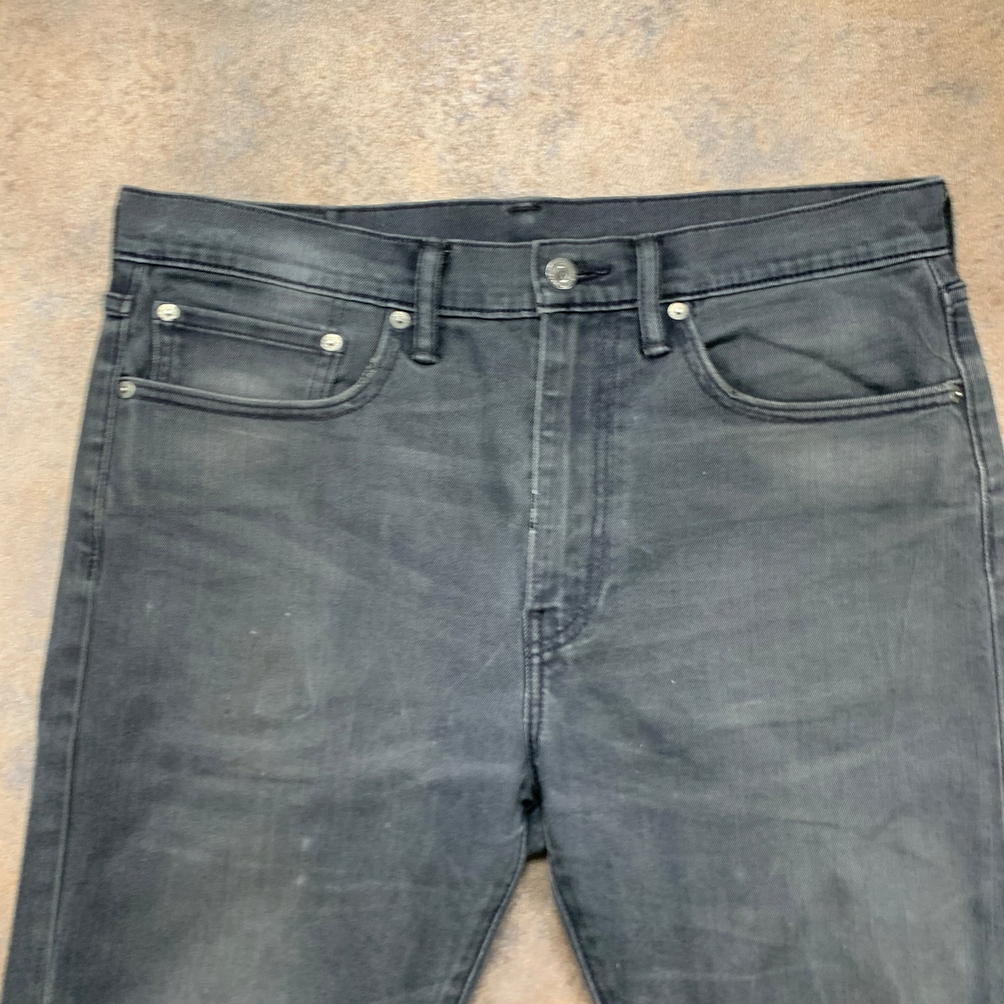 LEVI'S 522 Jeans W34 L30 Mens Slim Fit Tapered Grey