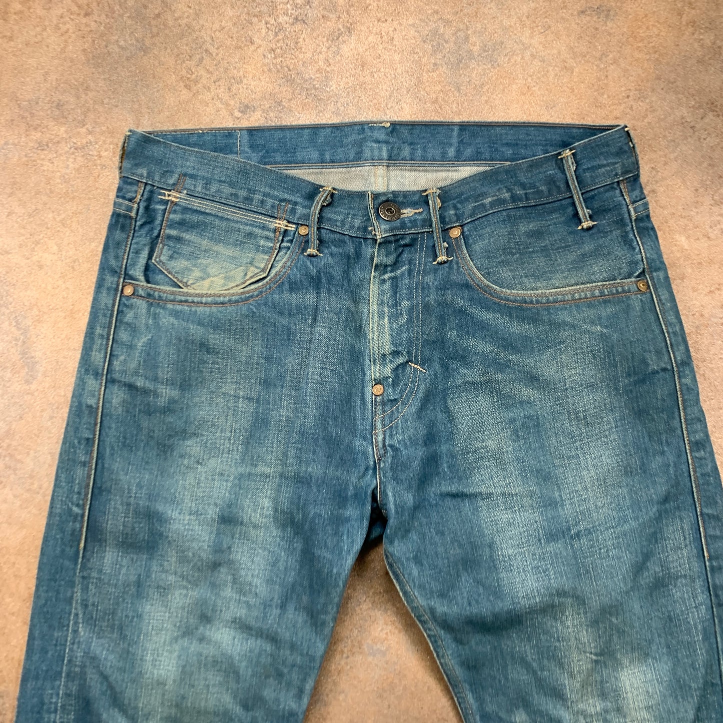 Vintage LEVI'S 504 Jeans W32 L29 Mens Regular Fit Straight Blue