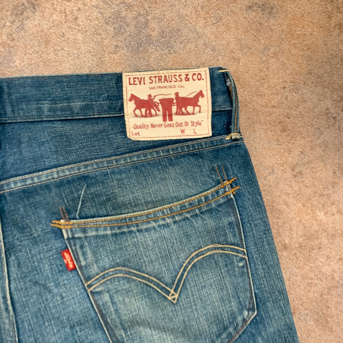 Vintage LEVI'S 504 Jeans W32 L29 Mens Regular Fit Straight Blue