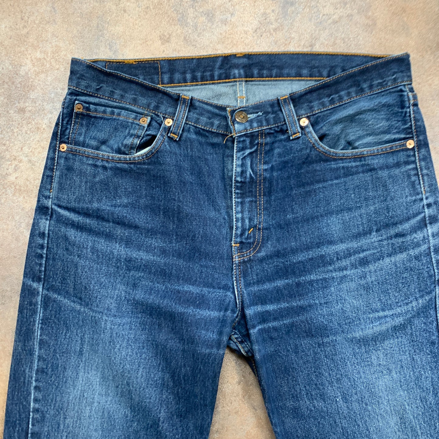 LEVI'S 751 Jeans W34 L24 Mens Regular Fit Straight Blue