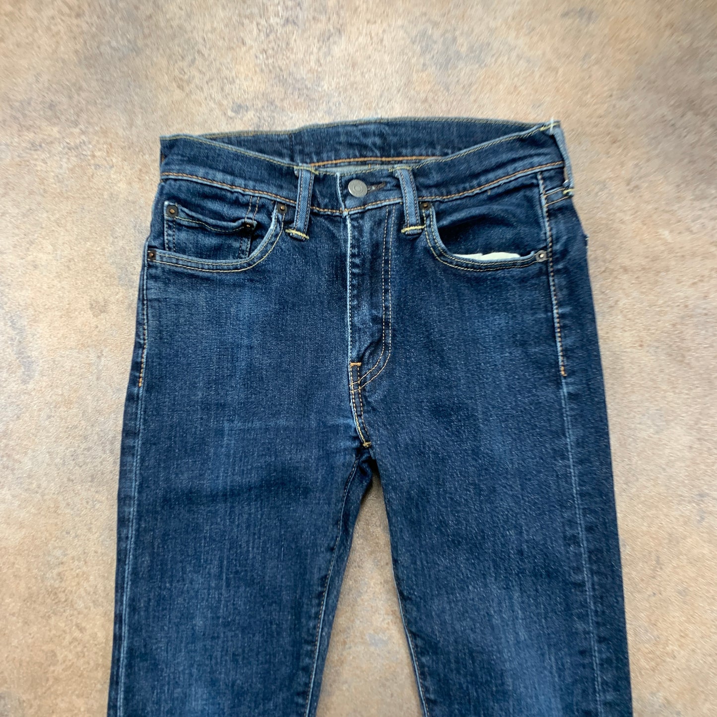 LEVI'S 519 Jeans W29 L30 Mens Skinny Fit Blue