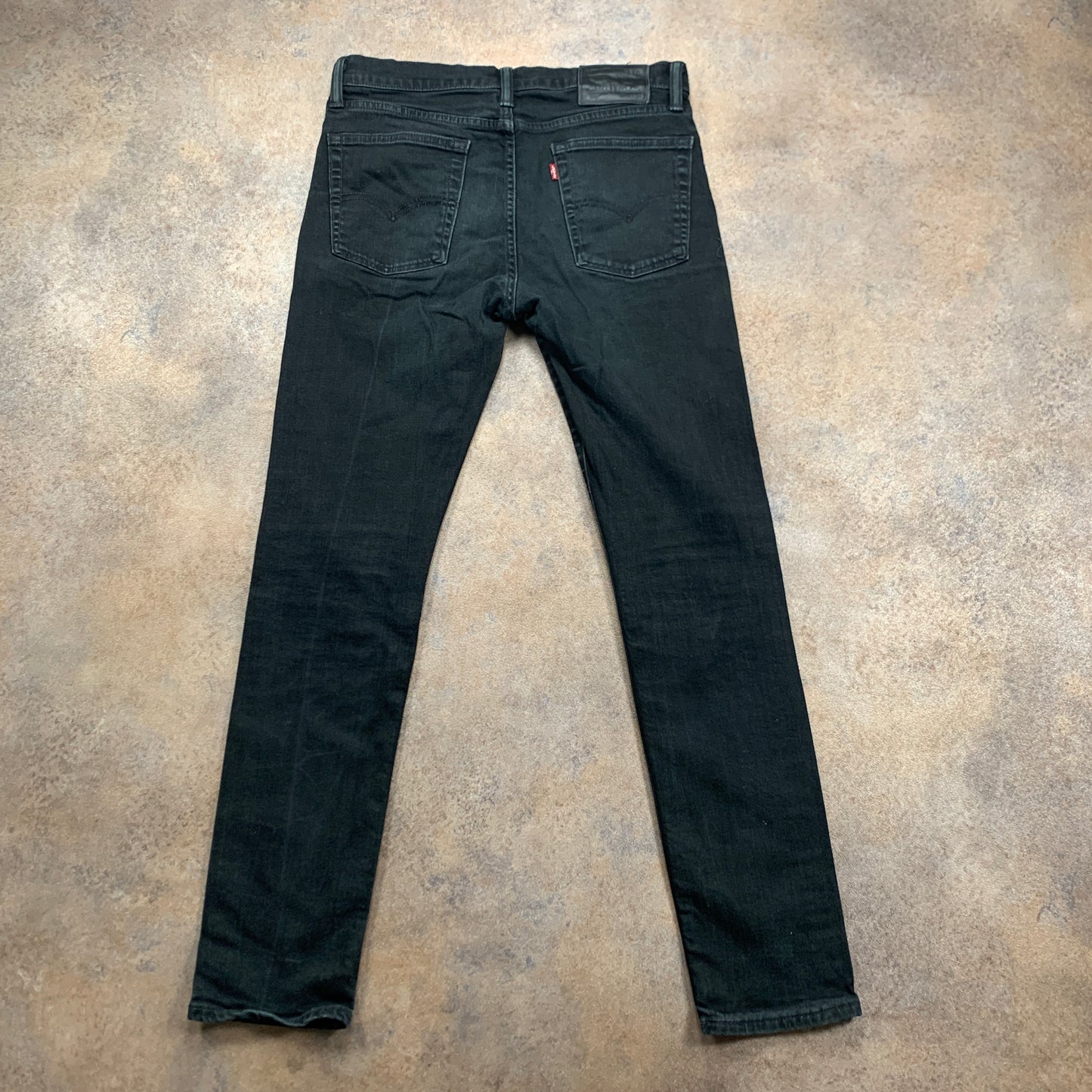LEVI'S 510 Jeans W32 L31 Mens Skinny Fit Black