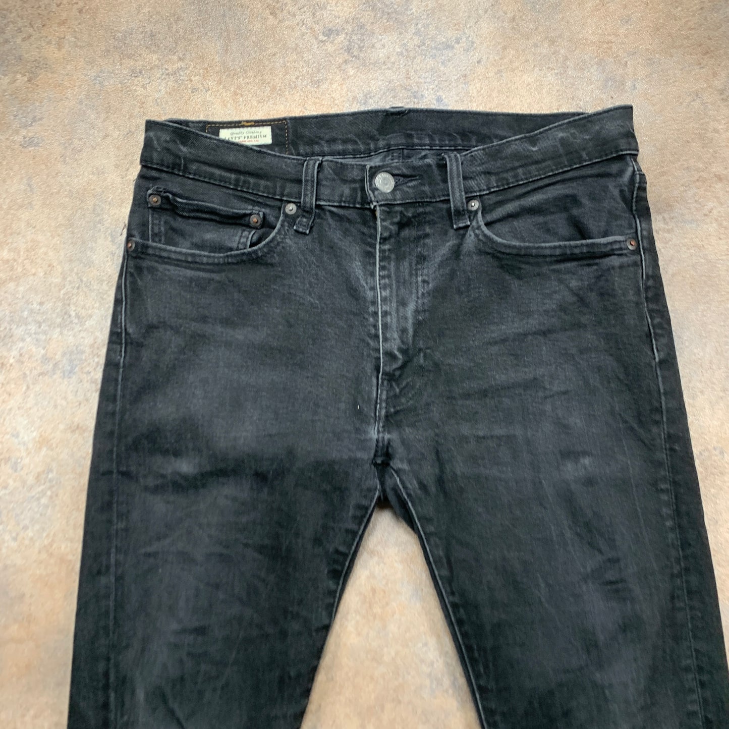 LEVI'S Skinny Tapered Jeans W34 L33 Mens Grey