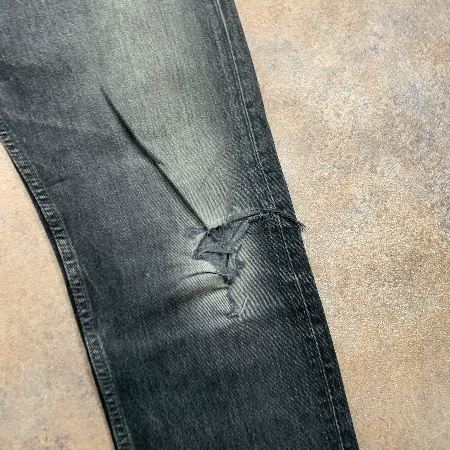 Vintage LEVI'S 501 Jeans W32 L31 Mens Regular Fit Straight Grey