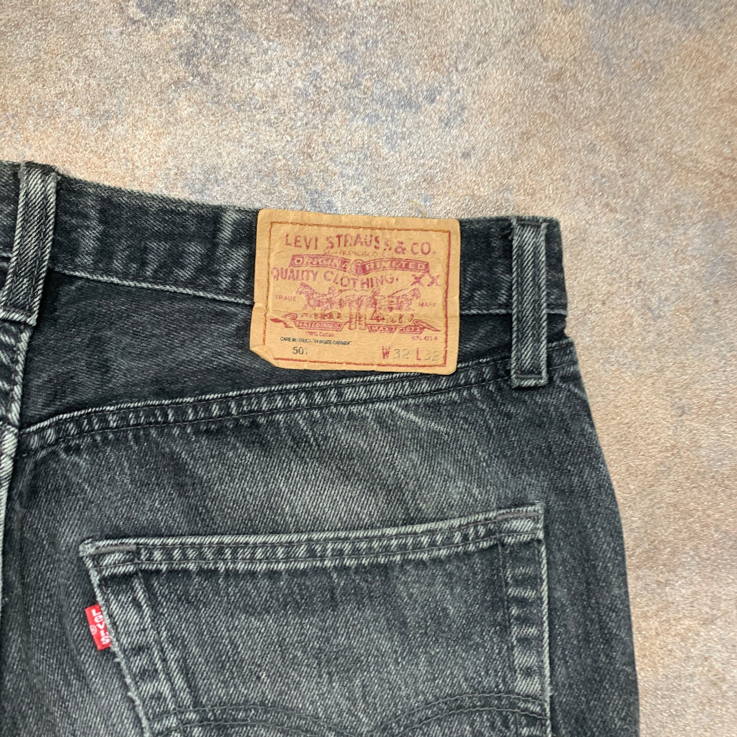Vintage LEVI'S 501 Jeans W32 L31 Mens Regular Fit Straight Grey