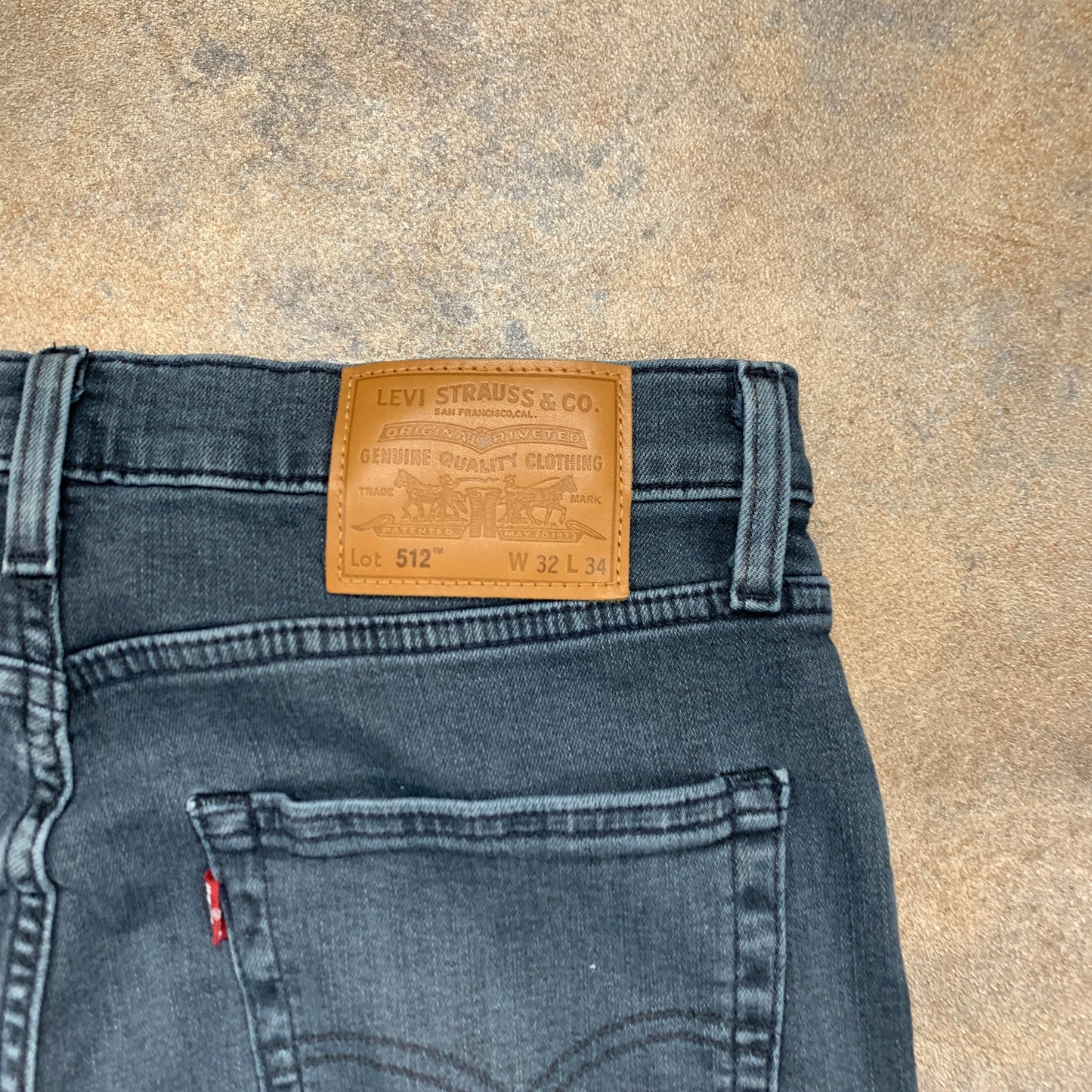 LEVI'S 512 Jeans W32 L32 Mens Slim Fit Tapered Blue