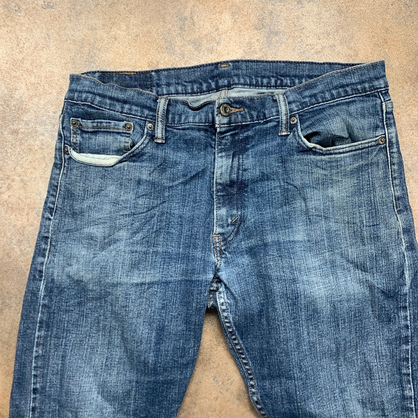 LEVI'S 514 Jeans W36 L28 Mens Regular Fit Straight Blue