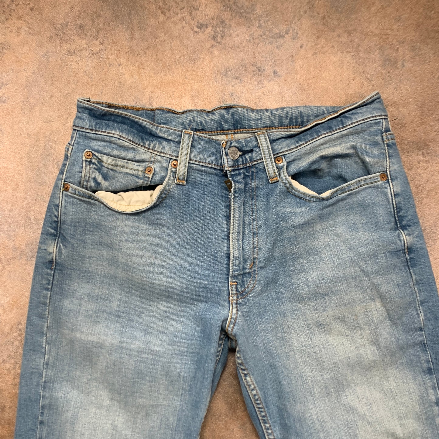 LEVI'S 514 Jeans W31 L30 Mens Regular Fit Straight Blue