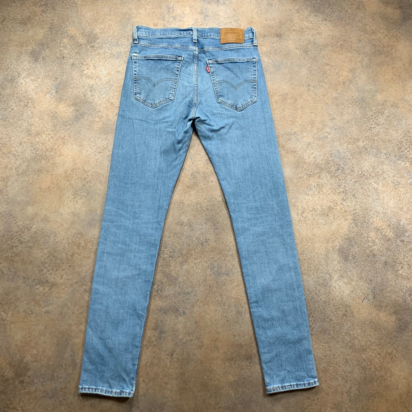 LEVI'S Skinny Tapered Jeans W32 L34 Mens Blue