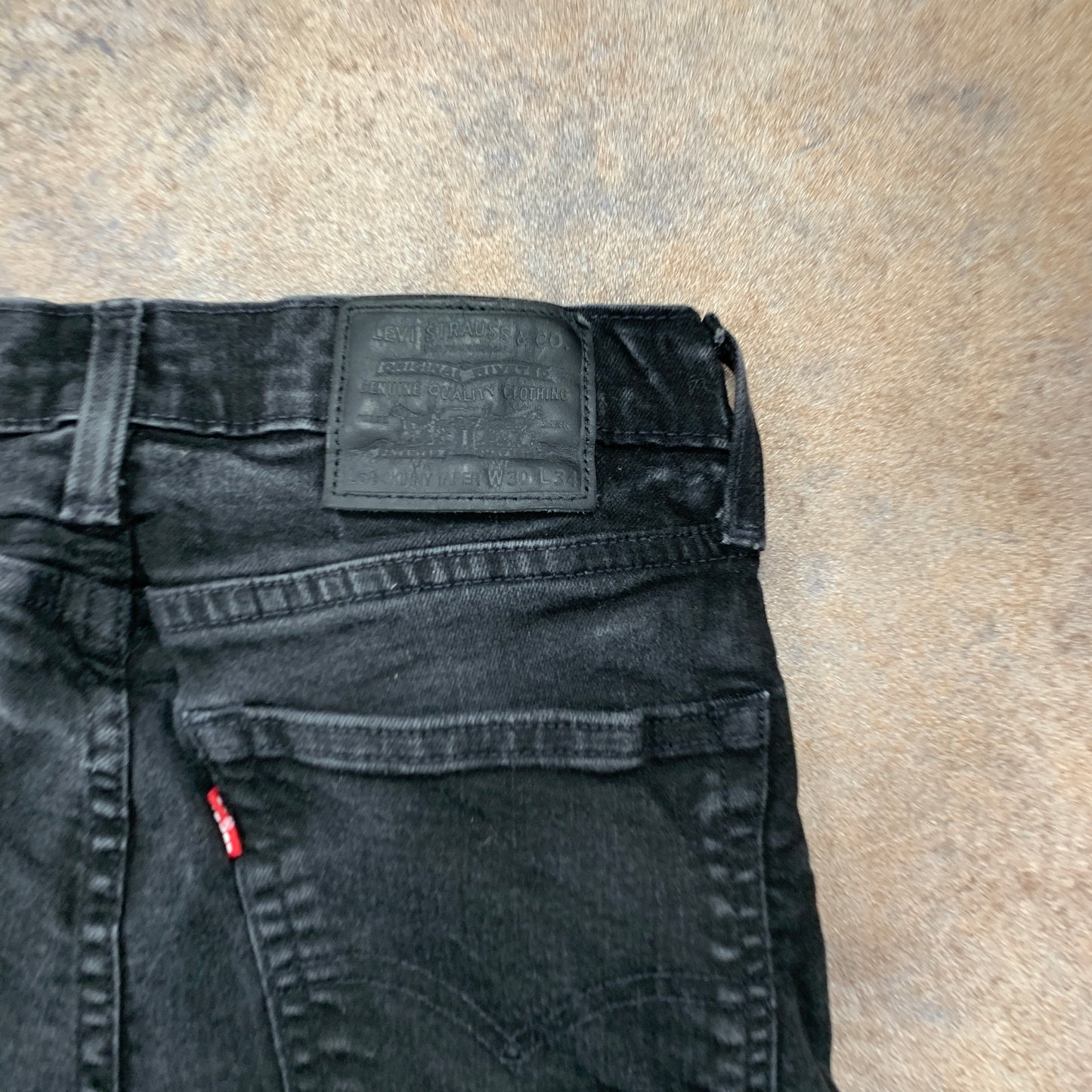 LEVI'S Skinny Tapered Jeans W28 L32 Mens Grey