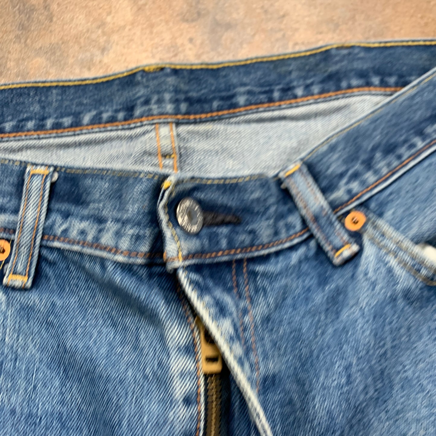 LEVI'S 751 Jeans W38 L24 Mens Regular Fit Straight Blue