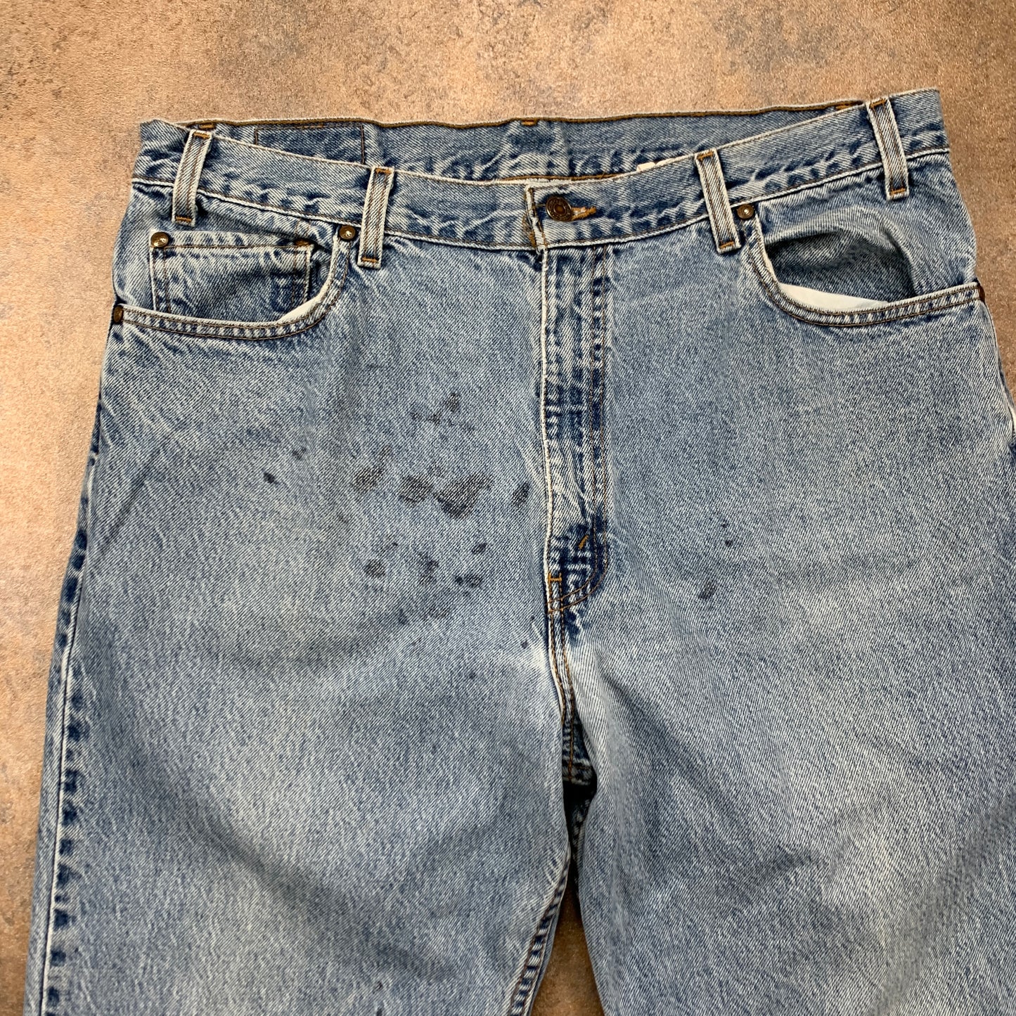 Vintage LEVI'S 540 Jeans W38 L30 Mens Relaxed Fit Straight Blue