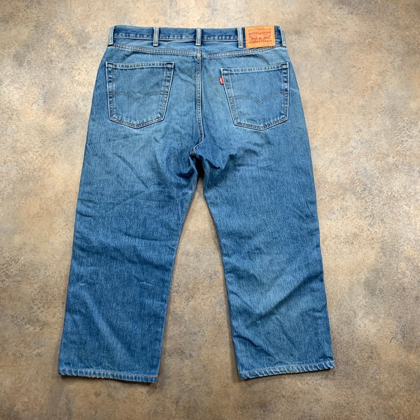 LEVI'S 751 Jeans W38 L24 Mens Regular Fit Straight Blue