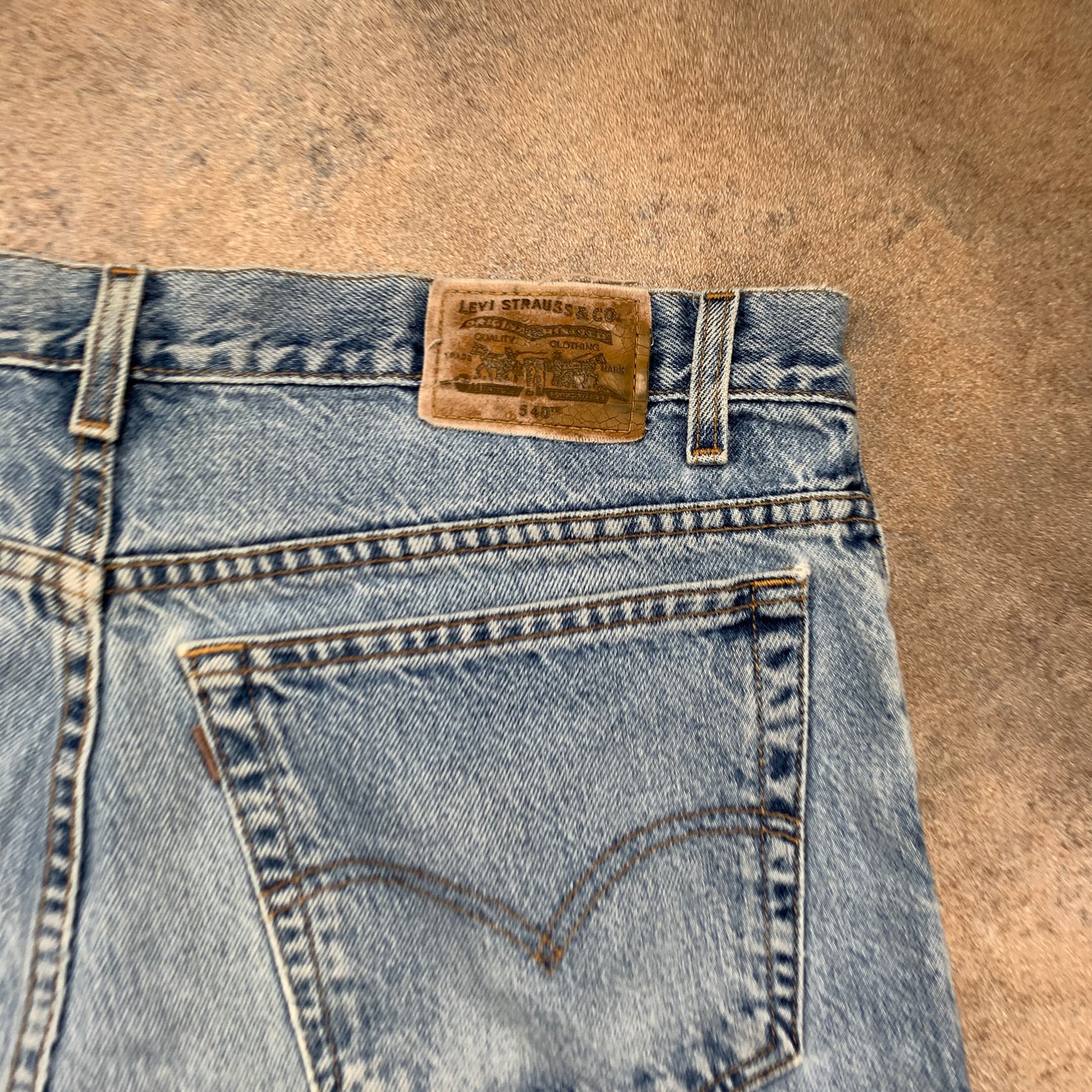 Vintage LEVI'S 540 Jeans W38 L30 Mens Relaxed Fit Straight Blue