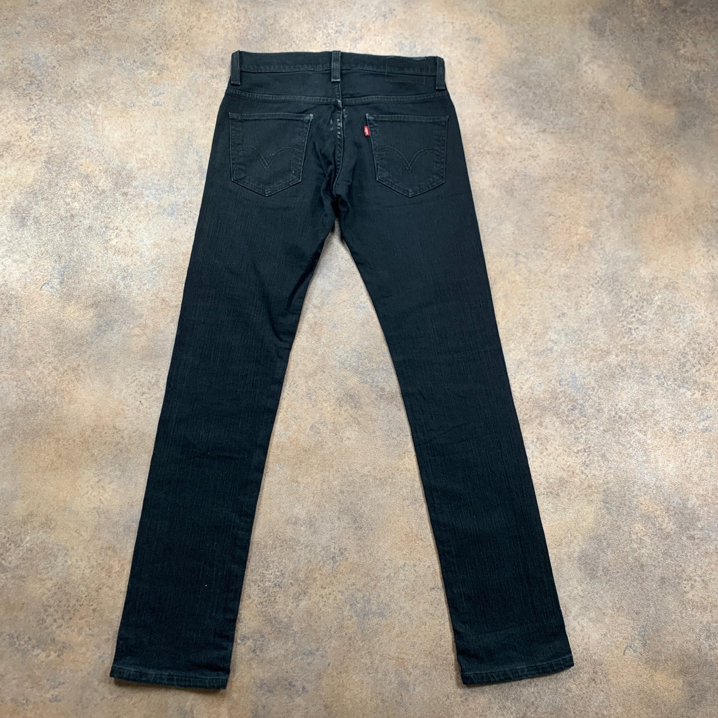 LEVI'S 511 Jeans W29 L32 Mens Slim Fit Black