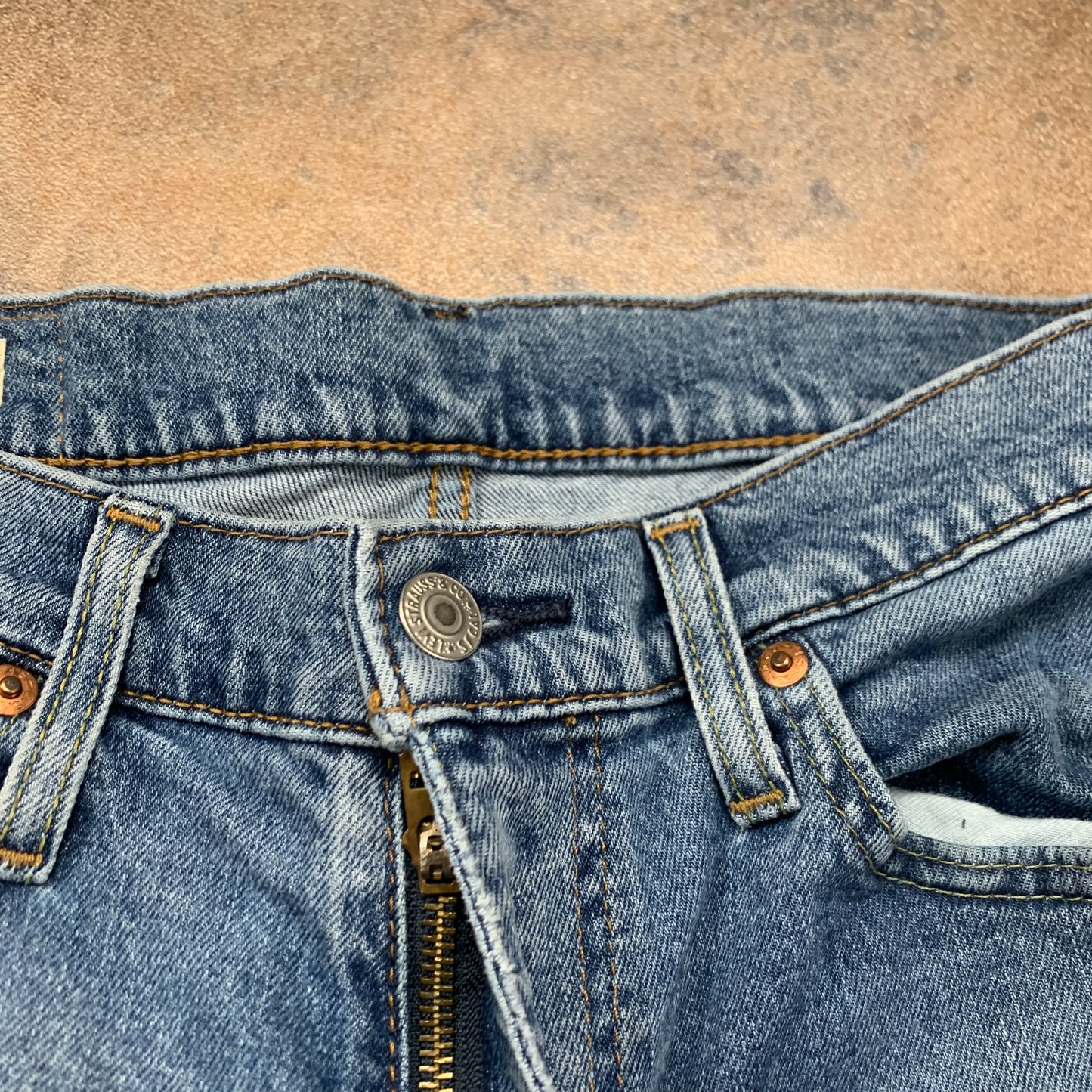 LEVI'S 514 Jeans W30 L31 Mens Regular Fit Straight Blue