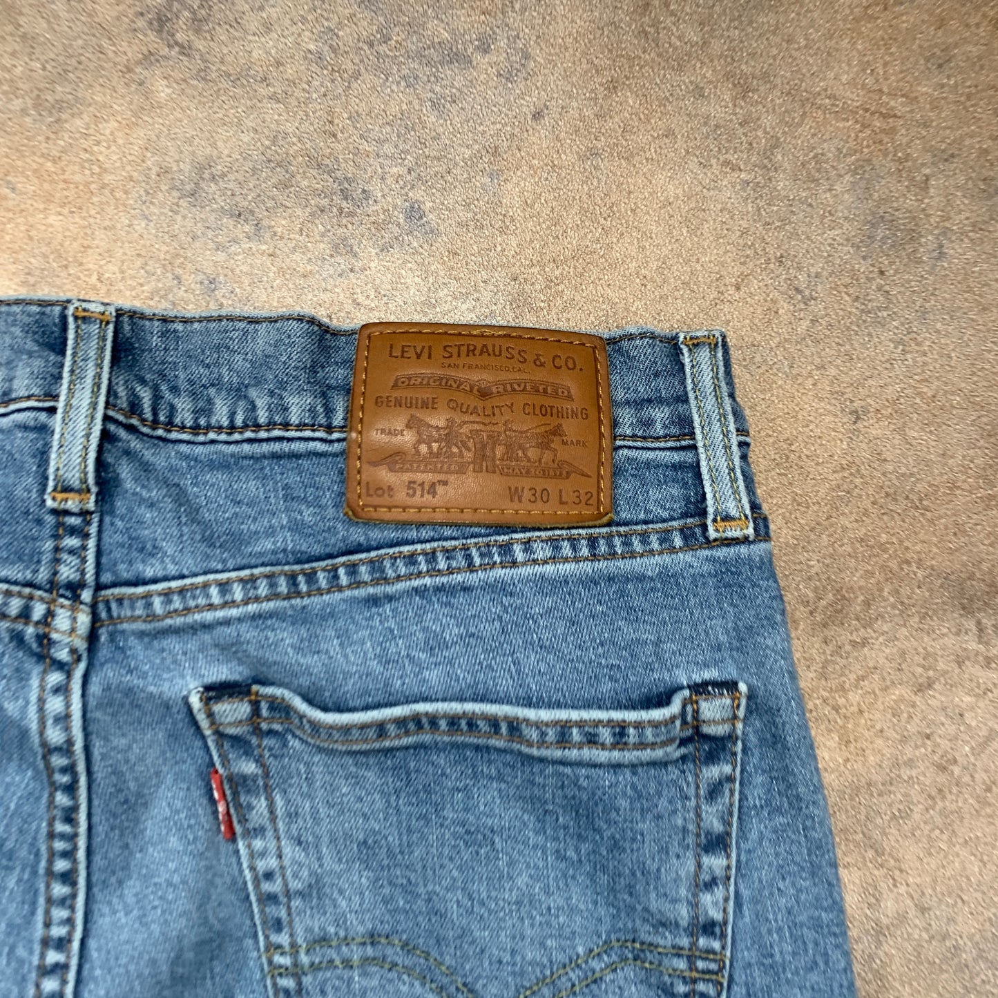 LEVI'S 514 Jeans W30 L31 Mens Regular Fit Straight Blue
