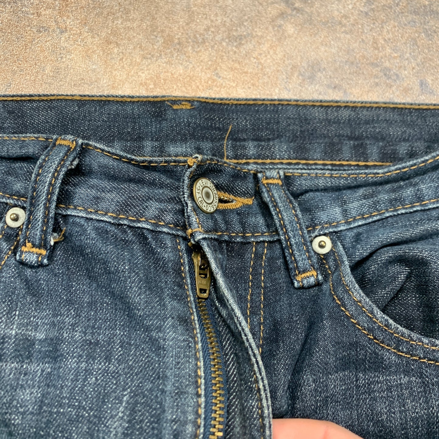 LEVI'S 505 Jeans W32 L31 Mens Regular Fit Straight Blue