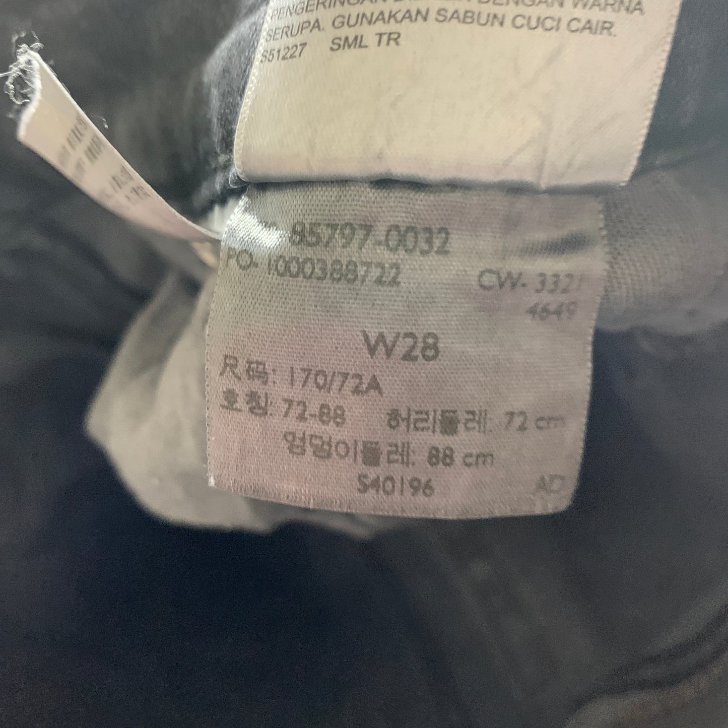 LEVI'S 519 Jeans W28 L25 Mens Skinny Fit Grey