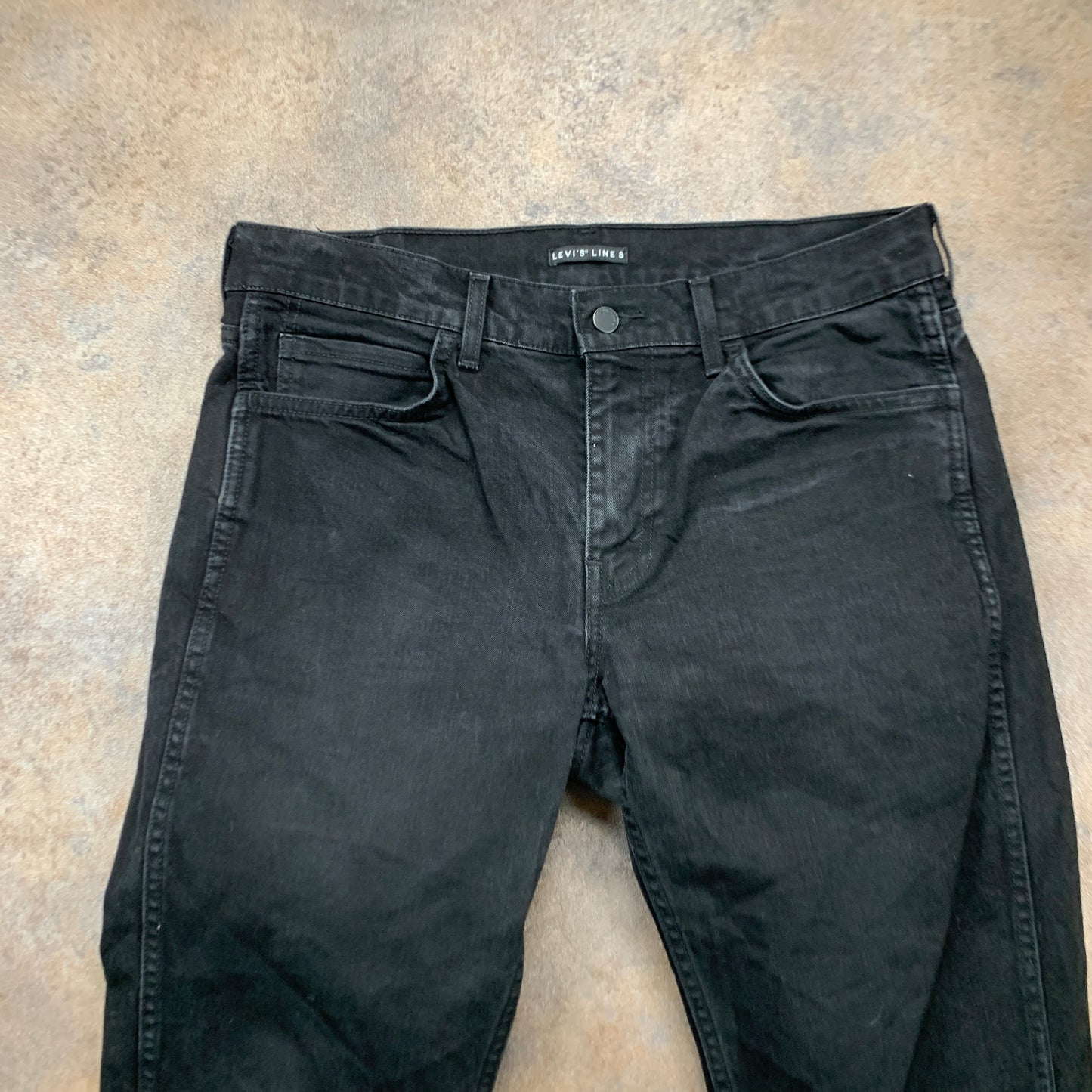 LEVI'S Line 8 Jeans W34 L33 Mens Slim Fit Grey