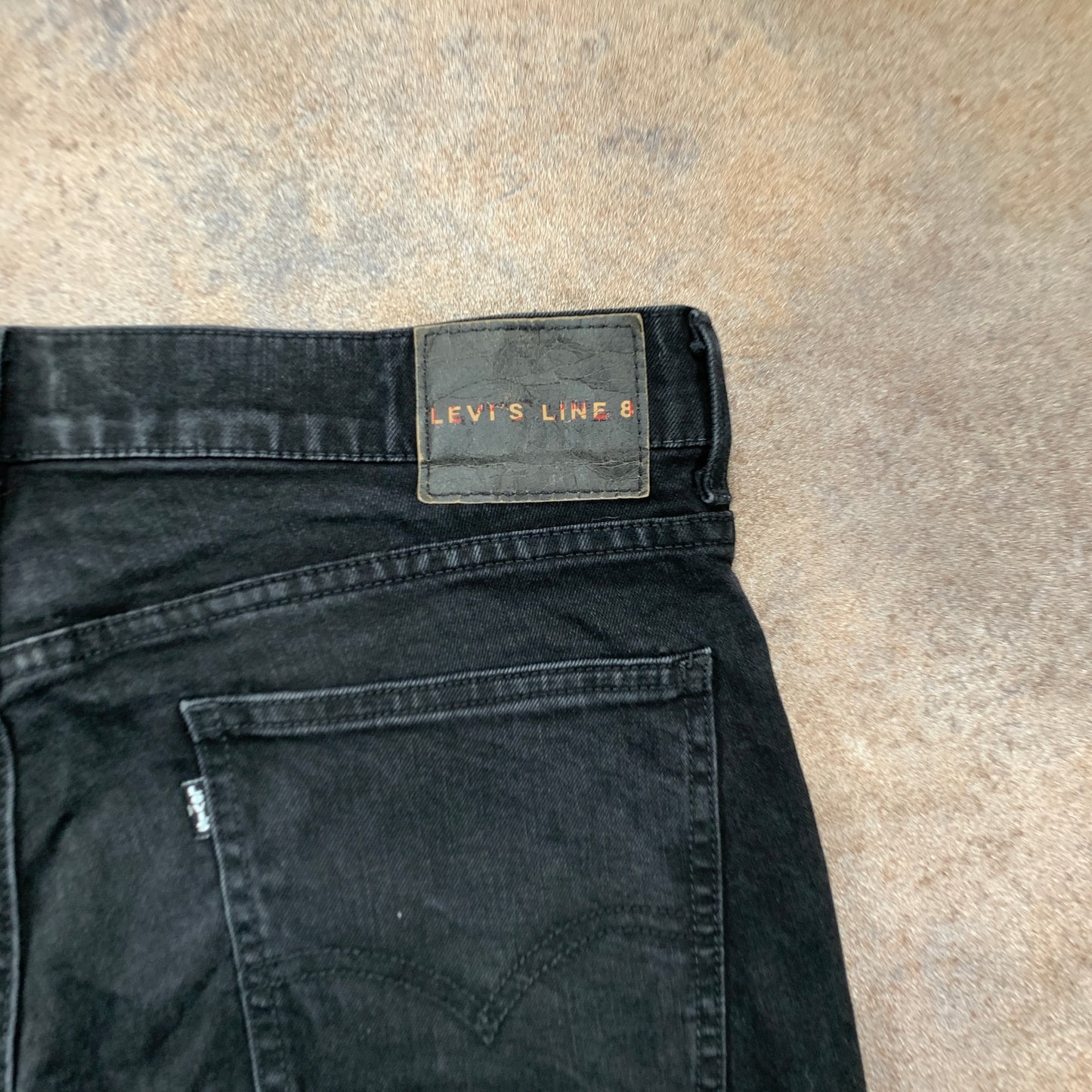 LEVI'S Line 8 Jeans W34 L33 Mens Slim Fit Grey