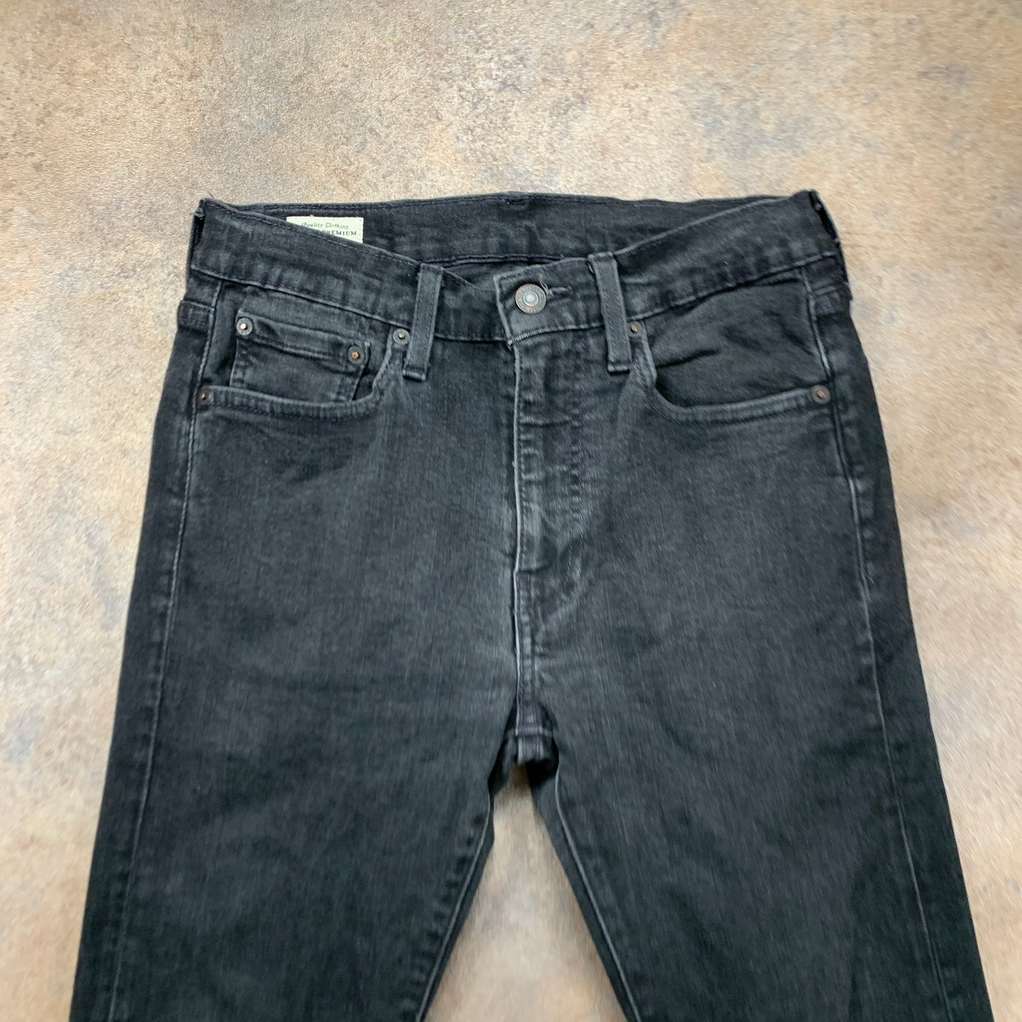 LEVI'S 519 Jeans W28 L31 Mens Skinny Fit Grey