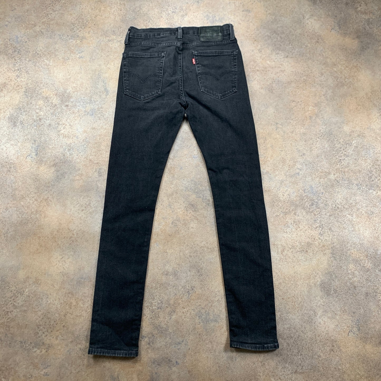 LEVI'S 519 Jeans W28 L31 Mens Skinny Fit Grey