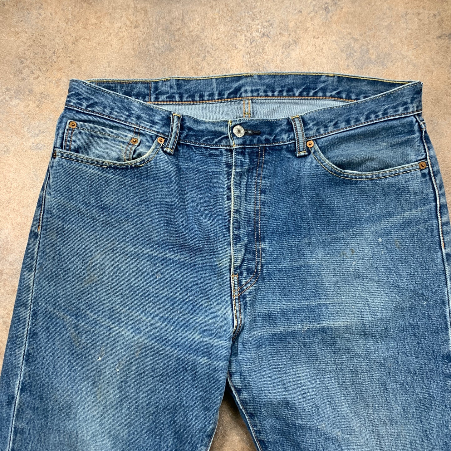 LEVI'S 751 Jeans W38 L30 Mens Regular Fit Straight Blue