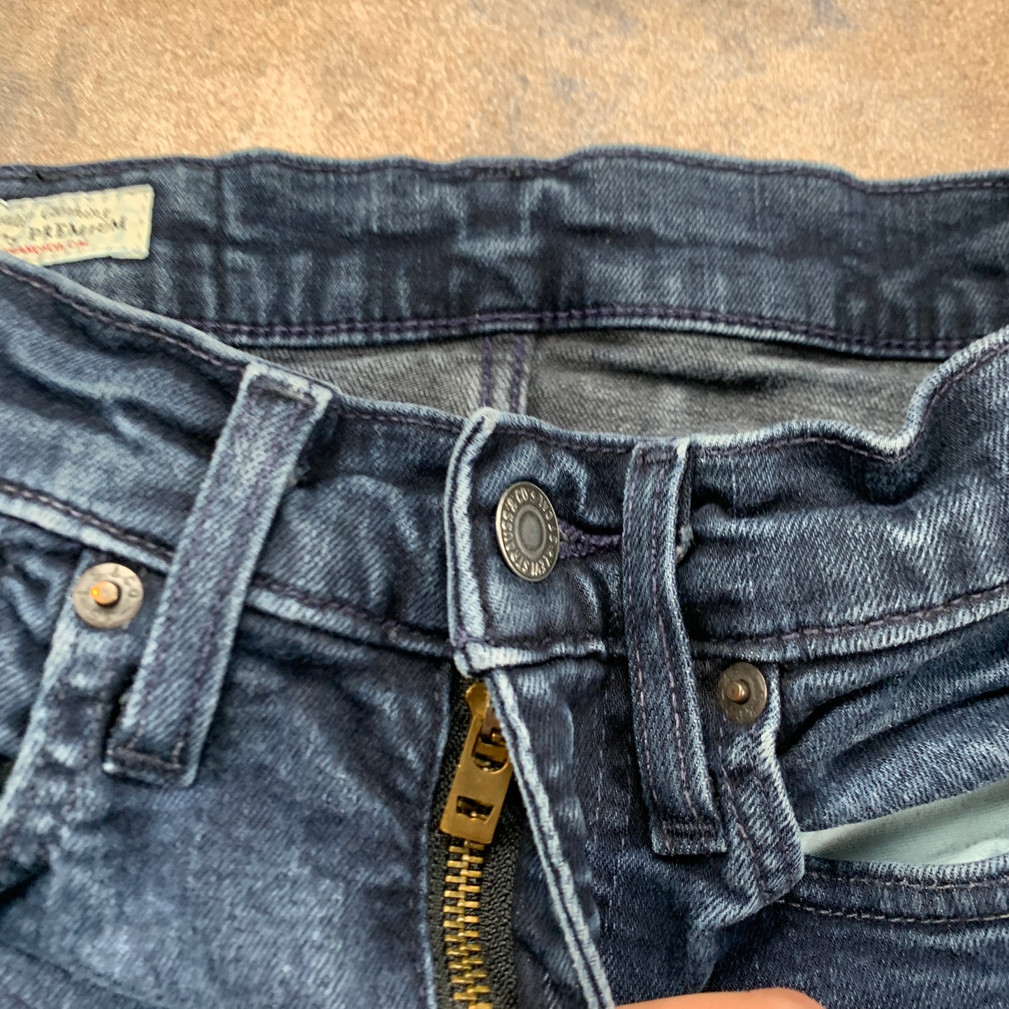 LEVI'S Skinny Tapered Jeans W28 L31 Mens Blue