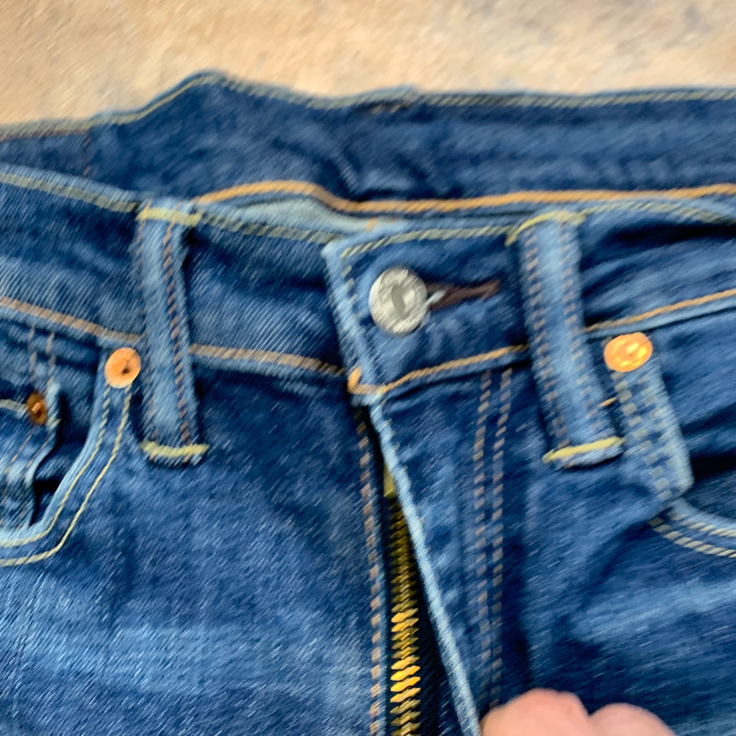 LEVI'S 519 Jeans W32 L28 Mens Skinny Fit Blue