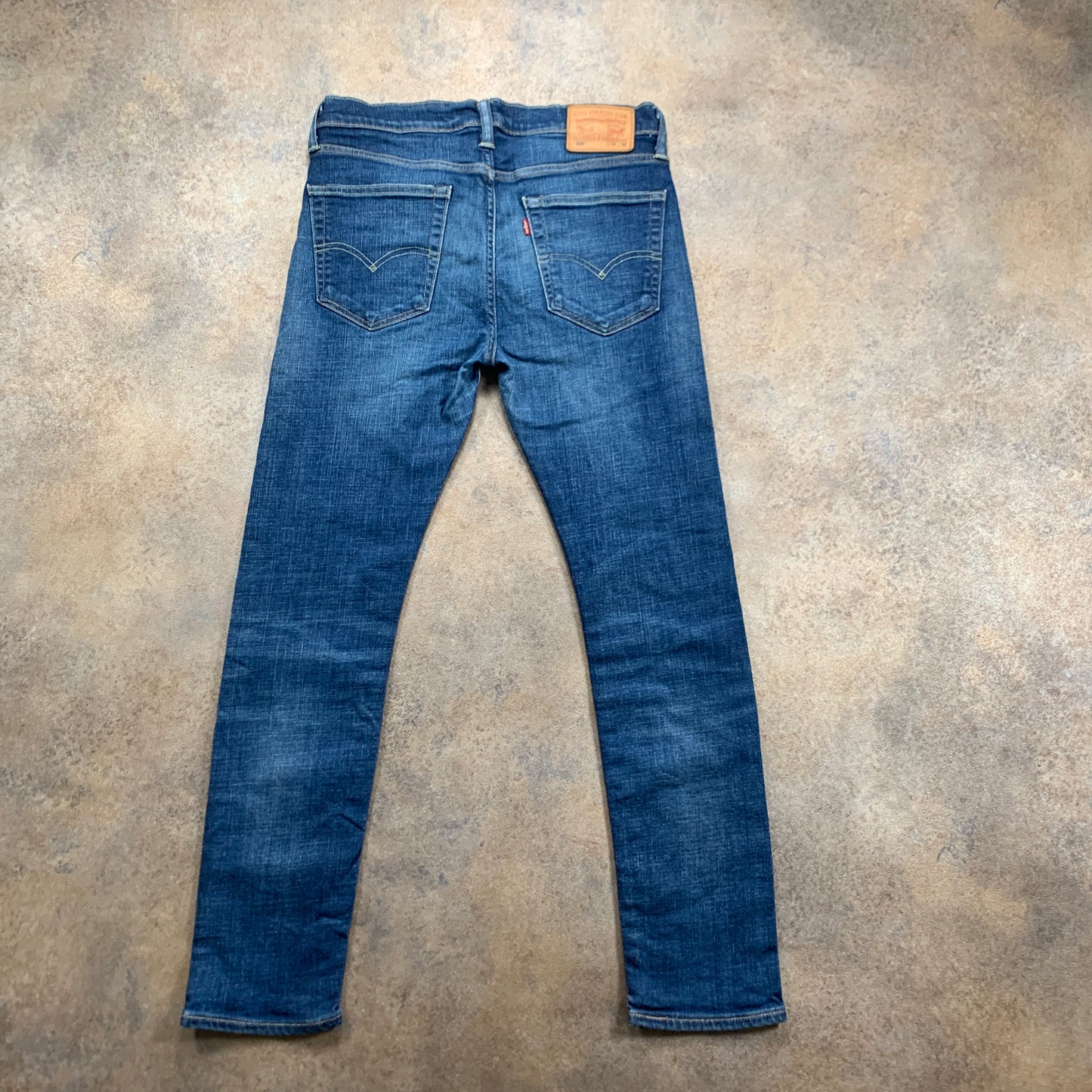 LEVI'S 519 Jeans W32 L28 Mens Skinny Fit Blue