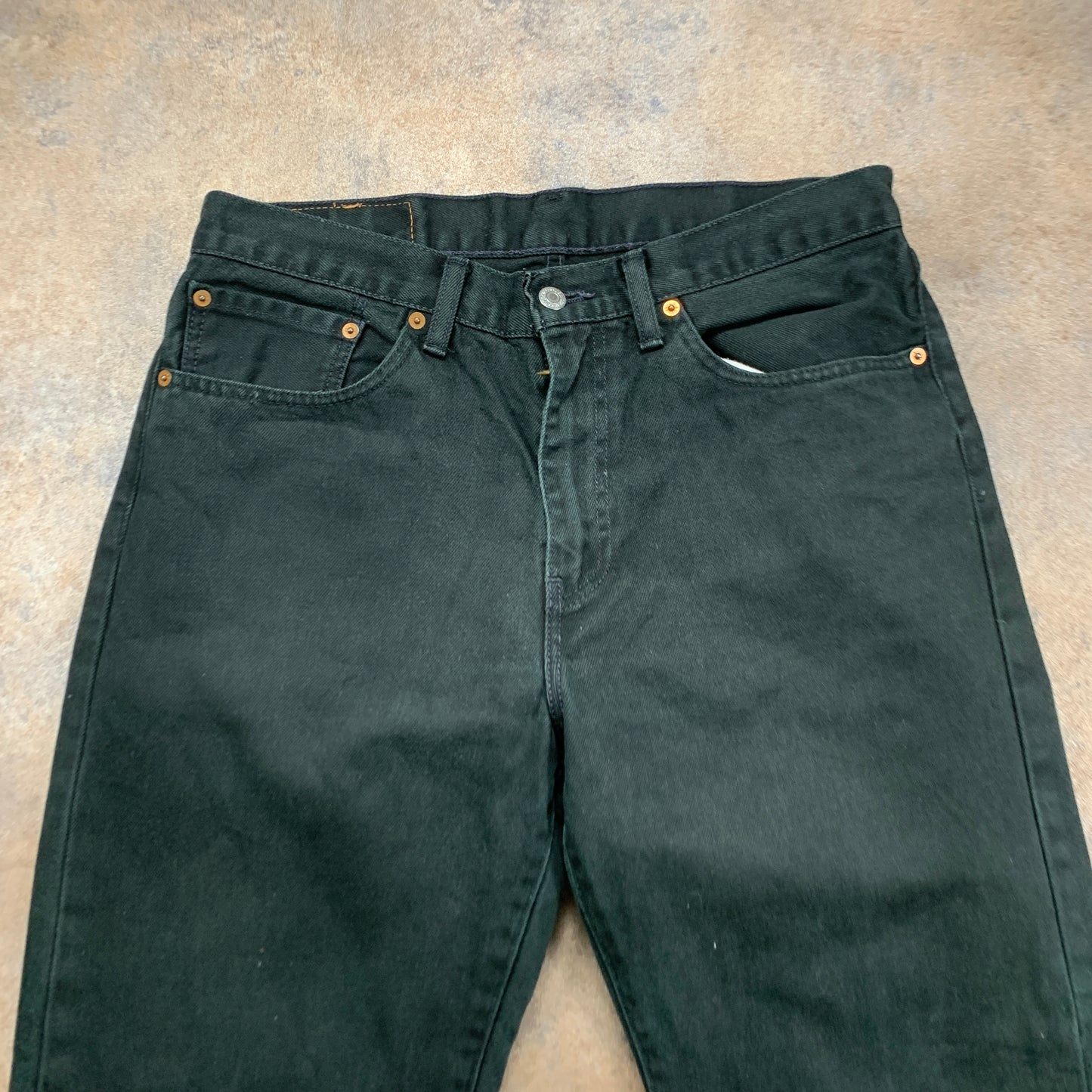 Vintage LEVI'S 751 Jeans W34 L30 Mens Regular Fit Straight Black
