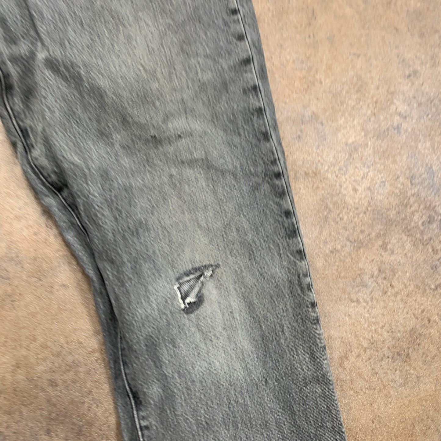 LEVI'S 501 Jeans W34 L32 Mens Regular Fit Straight Grey