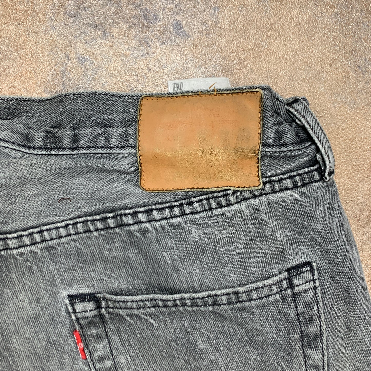 LEVI'S 501 Jeans W34 L32 Mens Regular Fit Straight Grey