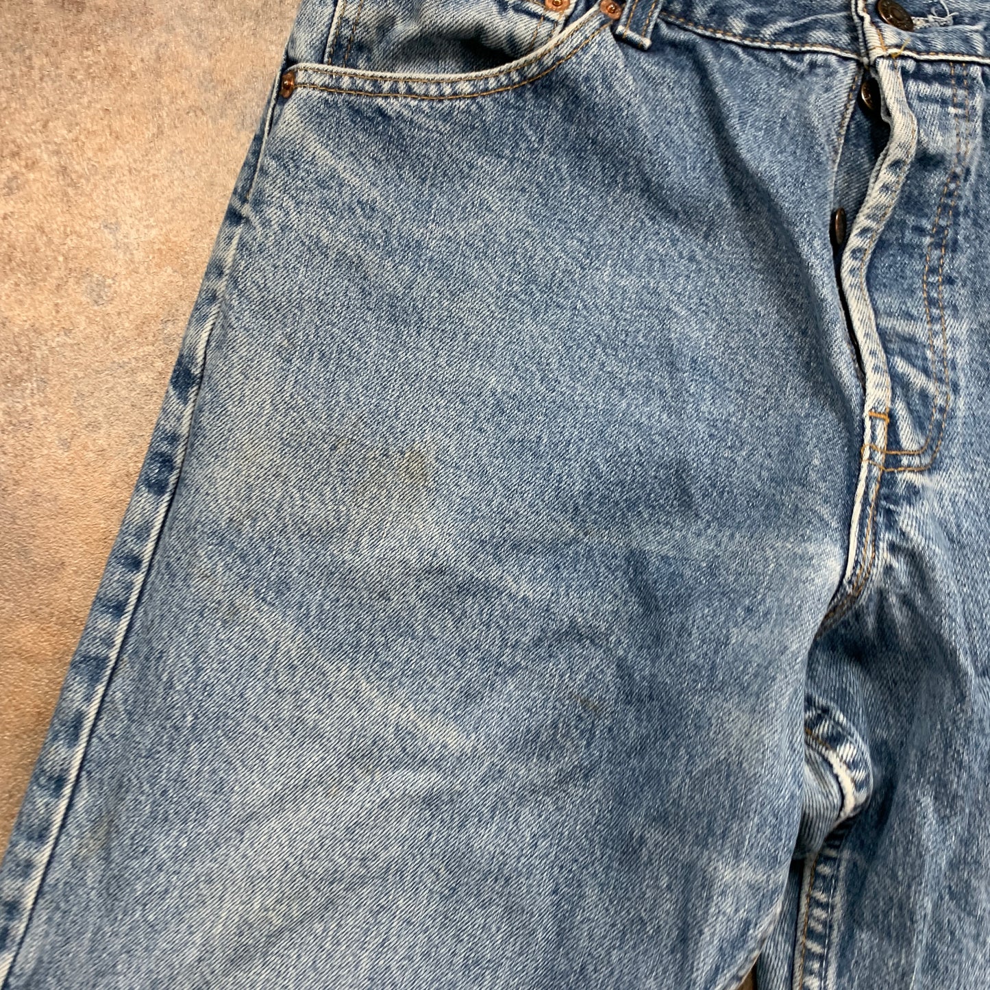 Vintage LEVI'S 522 Jeans W32 L30 Mens Slim Fit Tapered Blue