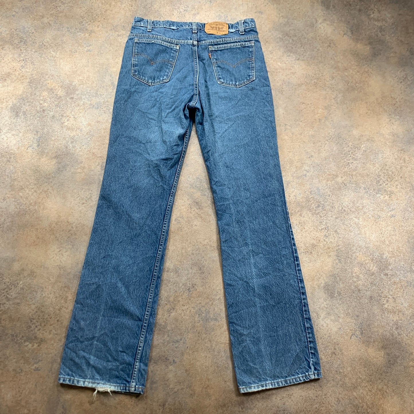 Vintage LEVI'S 517 Jeans W35 L35 Mens Bootcut Fit Blue 70s