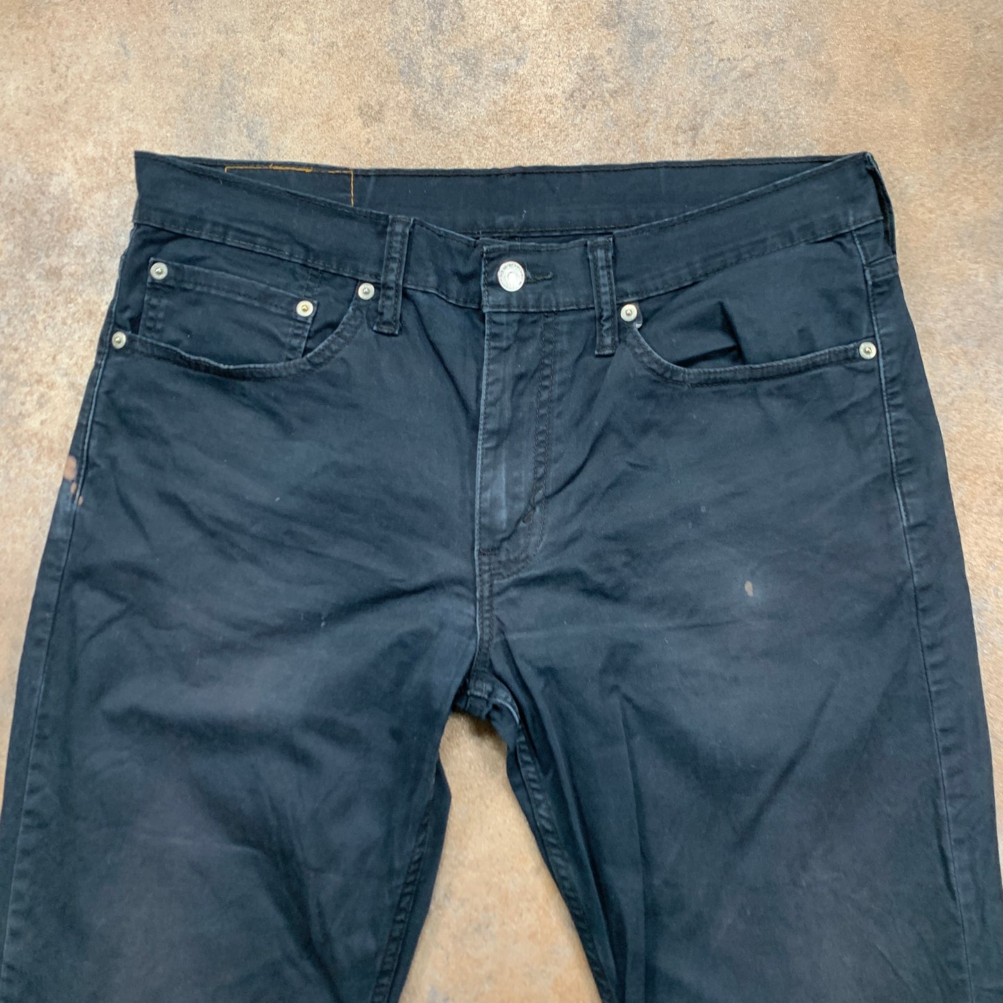 LEVI'S 511 Chinos W34 L31 Mens Slim Fit Blue (Trousers)