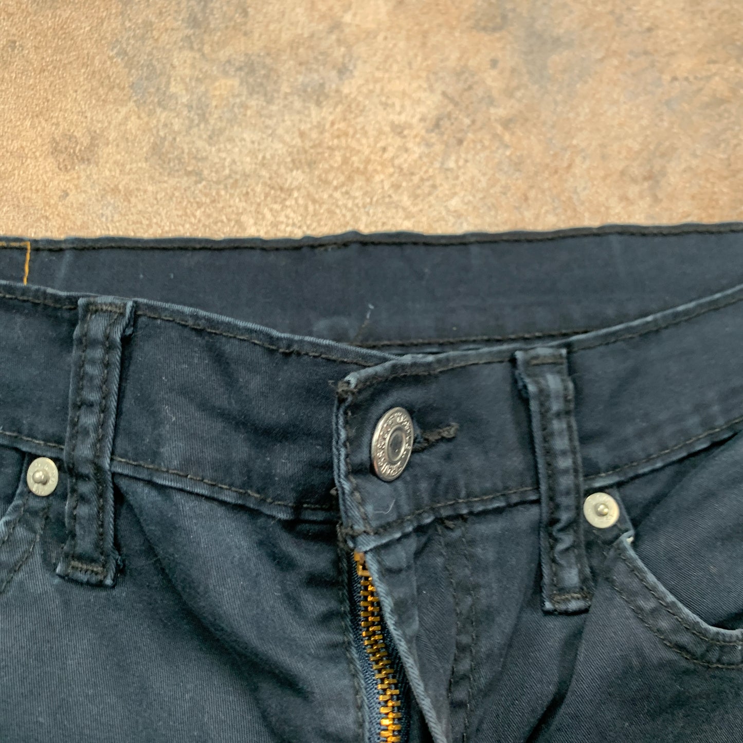 LEVI'S 511 Chinos W34 L31 Mens Slim Fit Blue (Trousers)