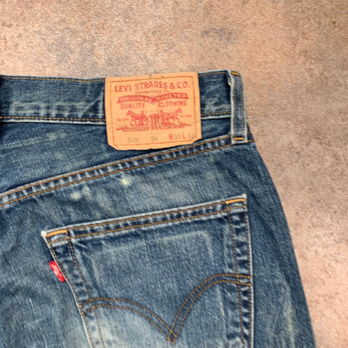 Vintage LEVI'S 508 Jeans W32 L31 Mens Relaxed Fit Straight Blue