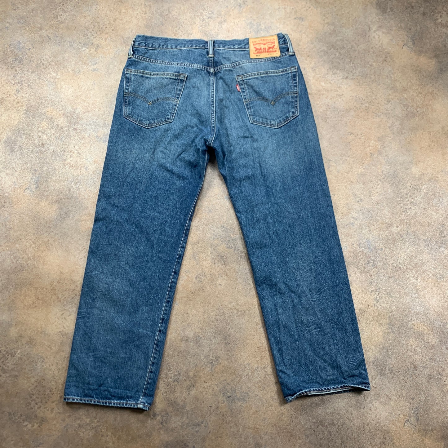 LEVI'S 501 Jeans W34 L28 Mens Regular Fit Straight Blue