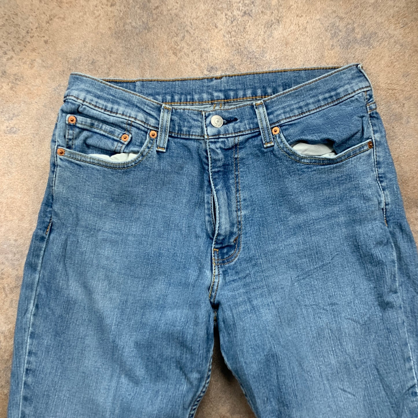 LEVI'S Jeans W32 L30 Mens Slim Fit Blue