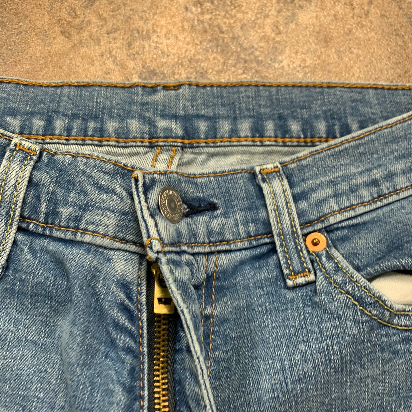 LEVI'S Jeans W32 L30 Mens Slim Fit Blue