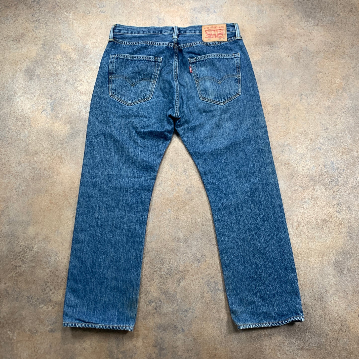 LEVI'S 501 Jeans W32 L27 Mens Regular Fit Straight Blue