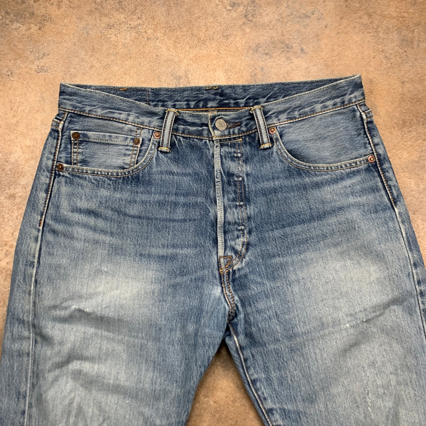 LEVI'S 501 Jeans W32 L28 Mens Regular Fit Straight Blue