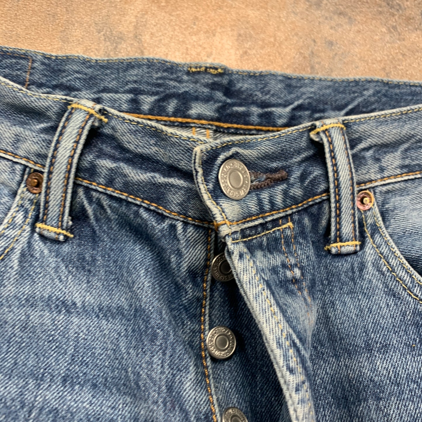 LEVI'S 501 Jeans W32 L28 Mens Regular Fit Straight Blue