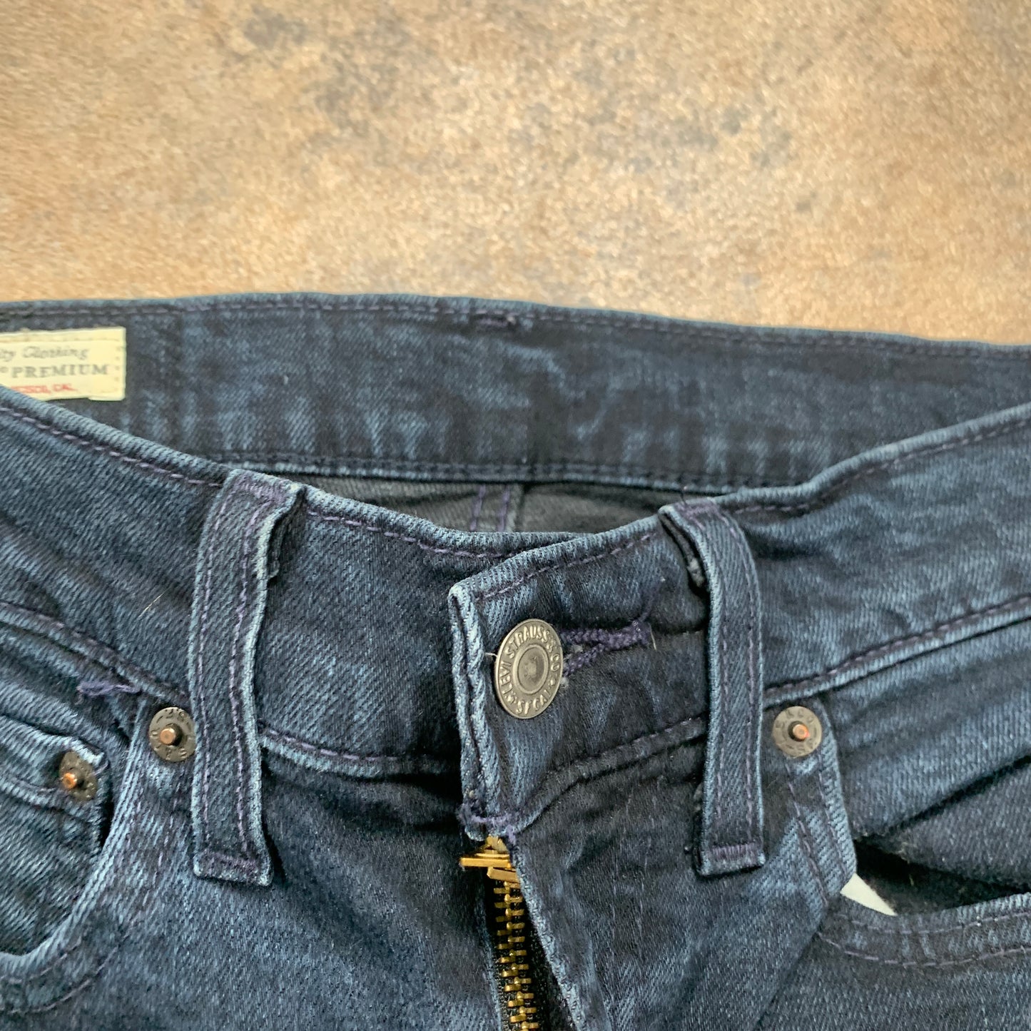 LEVI'S Skinny Tapered Jeans W29 L30 Mens Blue